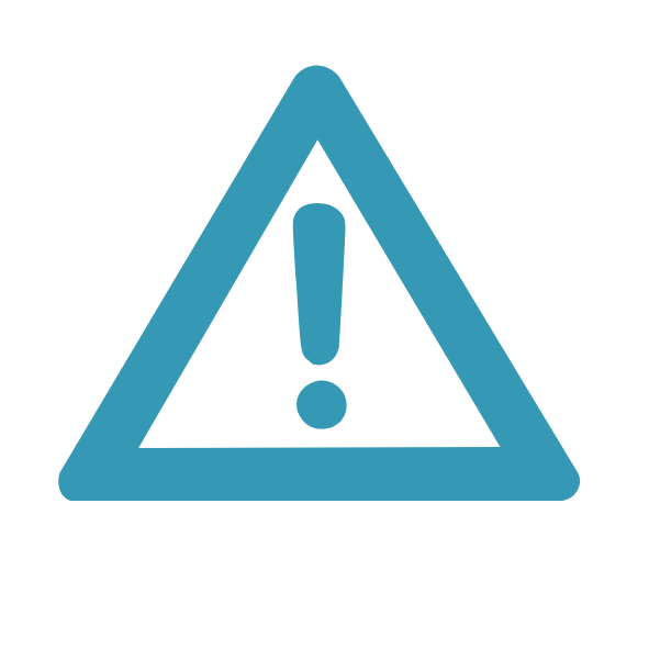 Waarschuwing Icoon Blauw